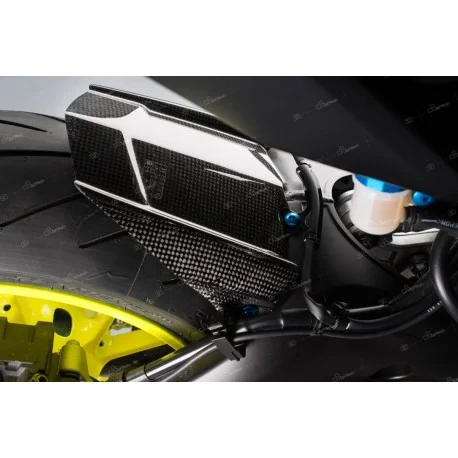 Garde boue arriere LIGHTECH carbone brillant YAMAHA MT-09 MT-09 TRACER 2013-2023