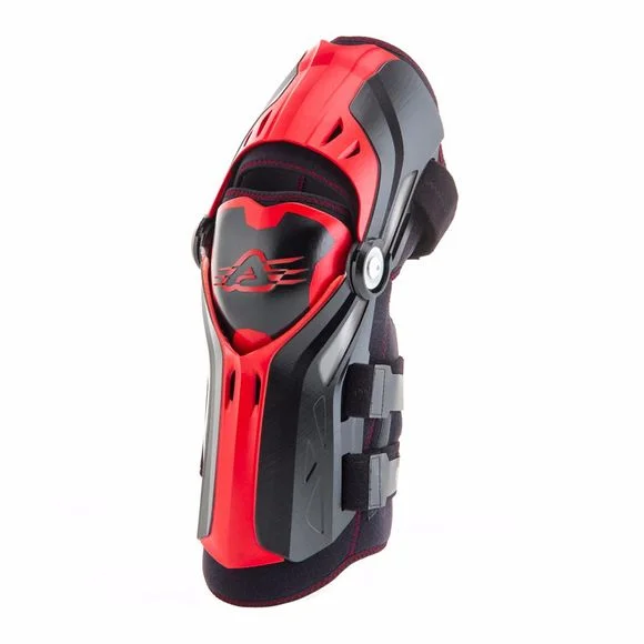 Genouillères Acerbis GORILLA BLACK RED 2023 – Noir / Rouge Ref : AE1510 / 0022114.323