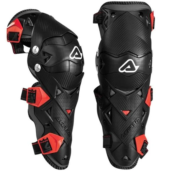Genouillères Acerbis IMPACT ENFANT – Noir / Rouge Ref : AE2832 / 0023918.323