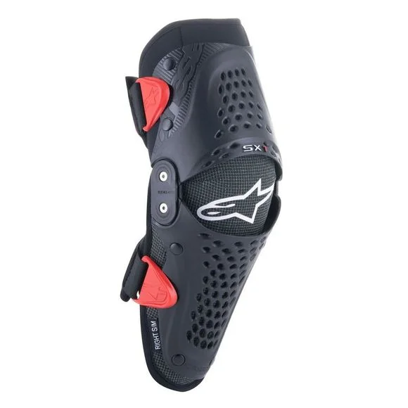 Genouillères Alpinestars SX1 YOUTH – Noir / Rouge Ref : AP12802