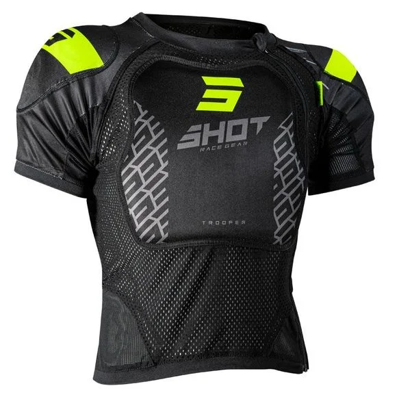Gilet de protection Shot TROOPER 2023 – Noir / Jaune Ref : SO1943