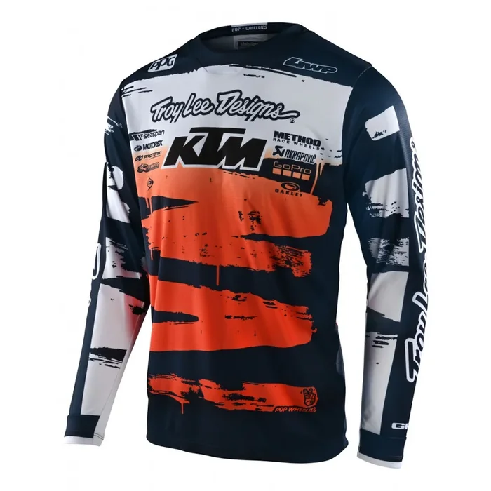 GP Brushed Team maillot enfant navy/orange