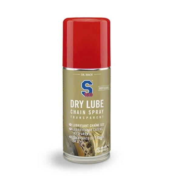 Graisse chaine S100 Dry Lube Chain Spray 100 ml Universel Ref : SCE0014 / 3456