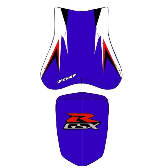 Housse de selle Bagster Bleu/Blanc/RougeSUZUKI 750 GSX-R 750 – 2008Ref : 2201A