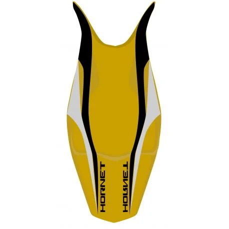 housse de selle bagster HONDA 600 HORNET 2007 SAFRAN/NOIR/GREGE/LETTRES NOIRES