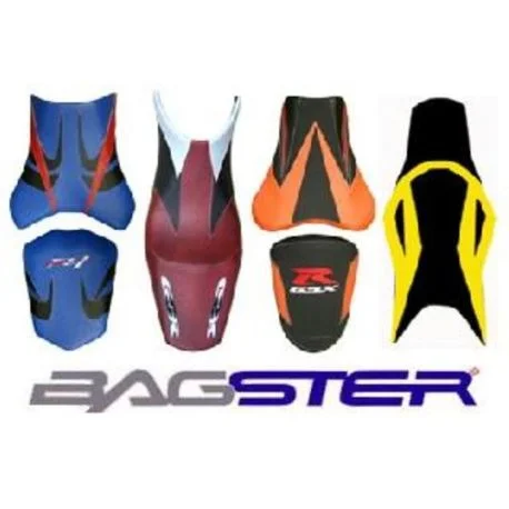 housse de selle bagster HONDA CB500 1998 NOIR/ESPACE/LETTRES BLANCHES