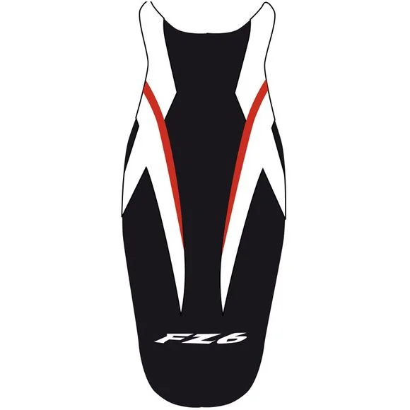 Housse de selle Bagster Noir/Blanc/Rouge/Lettres Blanches Ref : 2156S