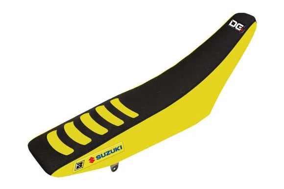 Housse de selle Blackbird Double Grip 3 jaune/noirSUZUKI 450 RM-Z 450 – 2008 – 2017Ref : BC00242A / 1054291