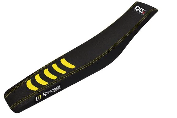 Housse de selle Blackbird Double Grip 3 noir/jaune Ref : BC00222A / 1054431