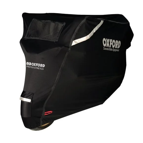 Housse moto Oxford Protex Stretch Outdoor TAILLE S Universel – Noir Ref : OD0143 / CV160