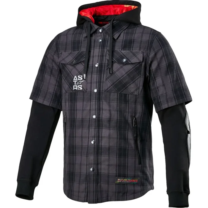 JACKET TARTAN SHIRT GY 2X