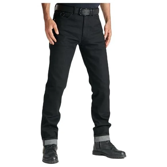 Jean Pando Moto STEEL BLACK 02 – Slim – Noir Ref : PAN0042