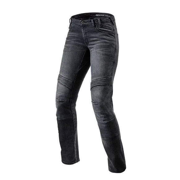 Jean Rev it MOTO LADY – Tapered – Noir Ref : RI0932