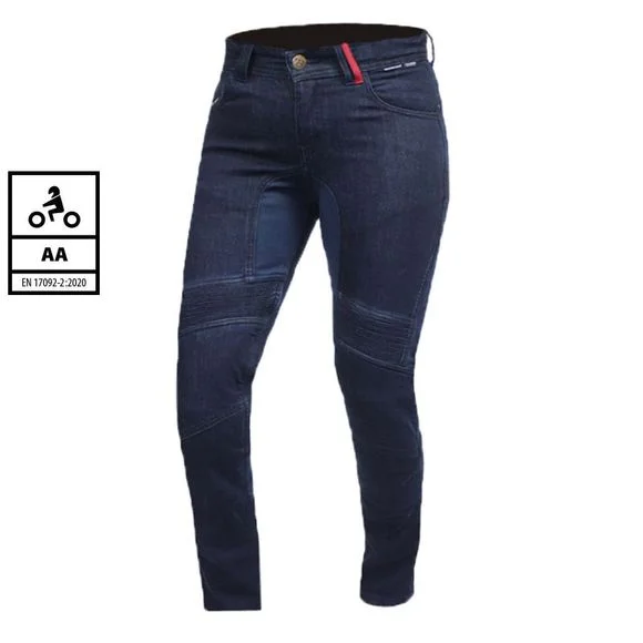 Jean Trilobite Strada Ladies – Slim – Bleu / Noir Ref : TRI0143