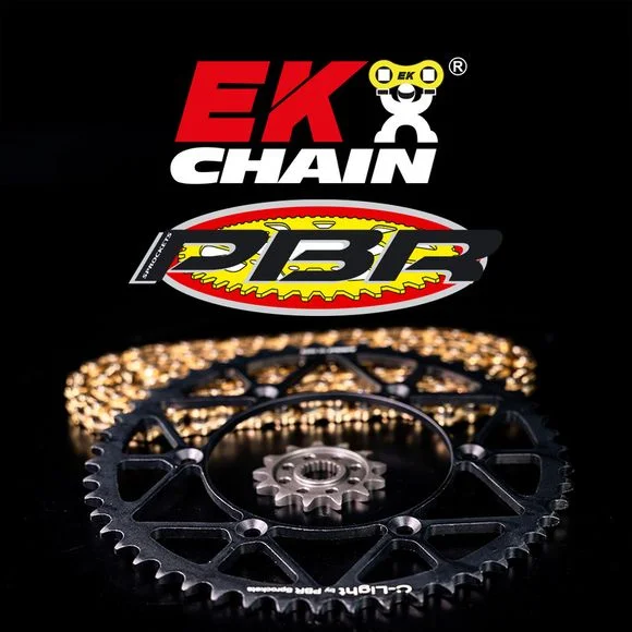 Kit chaine EK CHAIN EK/PBR 420SH 13/37 – couronne standardYAMAHA 50 TT-R 50 E (CA01) – 2007 – 2022Ref : EKC00964A / 3065469