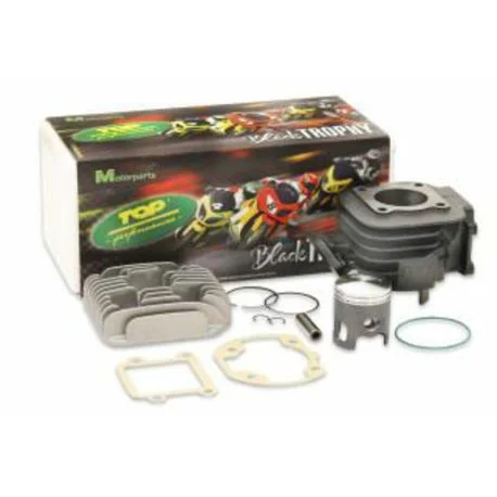 Kit cylindre-piston TOP PERFORMANCE BLACK TROPHY moteur minarelli vertical Mbk Booster/Yamaha Bw&rsquo;s
