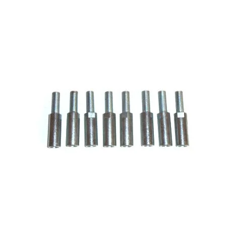 Kit de fixation pour elargisseurs de voies quads 10X1,25 8pcs