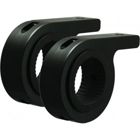 Kit de fixation VISION X tube Ø445mm pour visserie M8 alu noir