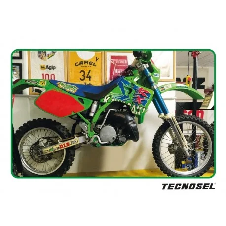 Kit deco complet TECNOSEL Team Kawasaki 1993