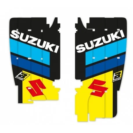 Kit deco de cache radiateur BLACKBIRD Replica Kevin Strijbos SUZUKI RMZ 450 2008-2017