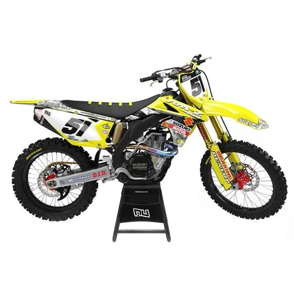 Kit déco RiderUnik BARCAMOSUZUKI 450 RM-Z 450 – 2007Ref : RU0399 / SUBARCAMO08