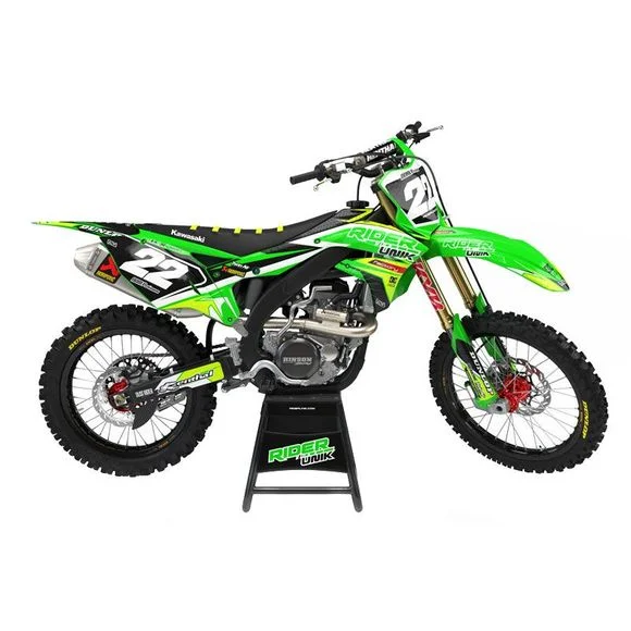 Kit déco RiderUnik FACTKAWASAKI 450 KX 450 F (KX450F) – 2012Ref : RU0164 / KAFACT13