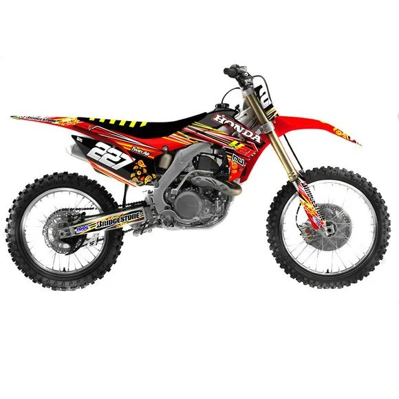 Kit déco RiderUnik HOSHONDA 250 CRF 250 R (ME10) – 2006 – 2009Ref : HOHOS04