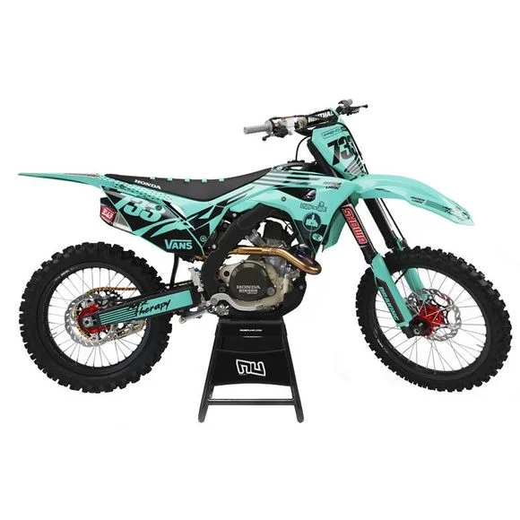 Kit déco RiderUnik MX THERAPYHONDA 450 CRF 450 R (PE05) – 2002 – 2004Ref : RU0045 / HOMXT11