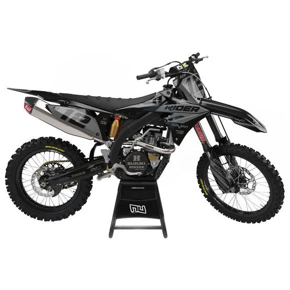 Kit déco RiderUnik RIDER GREYSUZUKI 250 RM-Z 250 – 2007 – 2009Ref : RU0415 / SURIDG04
