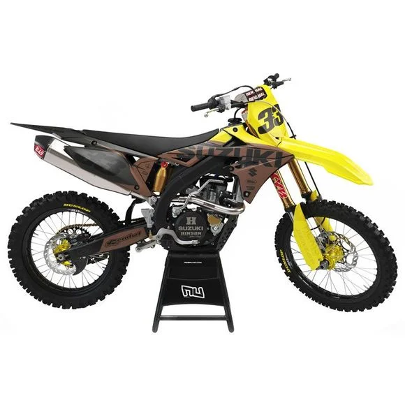 Kit déco RiderUnik TEALBROSUZUKI 250 RM-Z 250 – 2007 – 2009Ref : RU0425 / SUTEALB04
