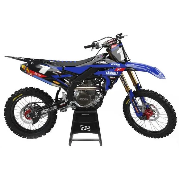 Kit déco RiderUnik WAV – Bleu / NoirYAMAHA 50 PW 50 – 2000 – 2024Ref : RU1258 / YA-WAV-1