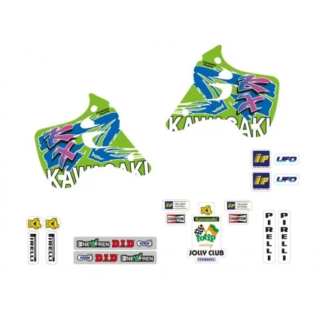 Kit deco TECNOSEL Team Kawasaki 1993