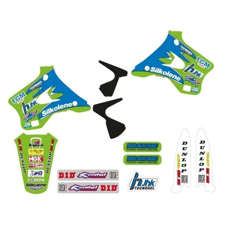 Kit deco TECNOSEL Team Kawasaki 1996