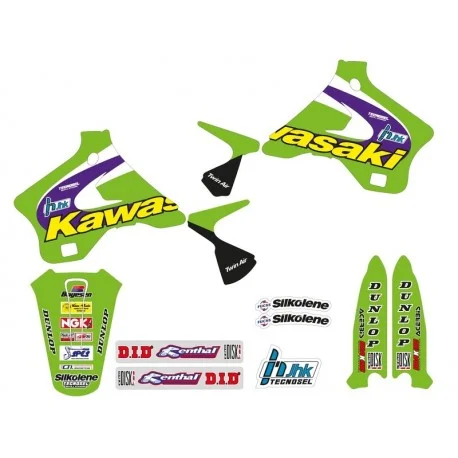 Kit deco TECNOSEL Team replica Kawasaki 1998