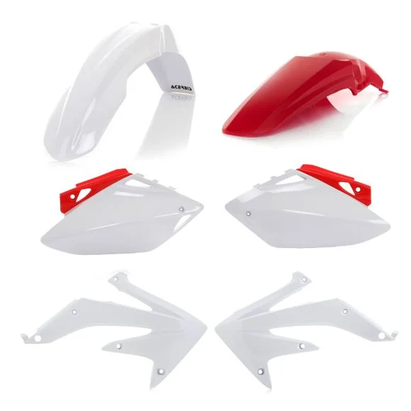 Kit plastiques Acerbis – Rouge / BlancHONDA 450 CRF 450 R (PE05) – 2007 – 2008Ref : AE5848 / 0008128.343