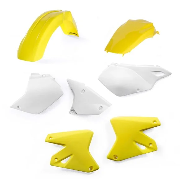 Kit plastiques Acerbis Couleur – Jaune / Blanc Ref : AE5871