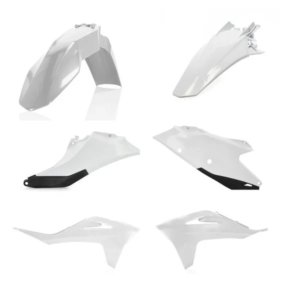 Kit plastiques Acerbis couleur blanc/noir – Blanc / Noir Ref : AE3580 / 0024630.237