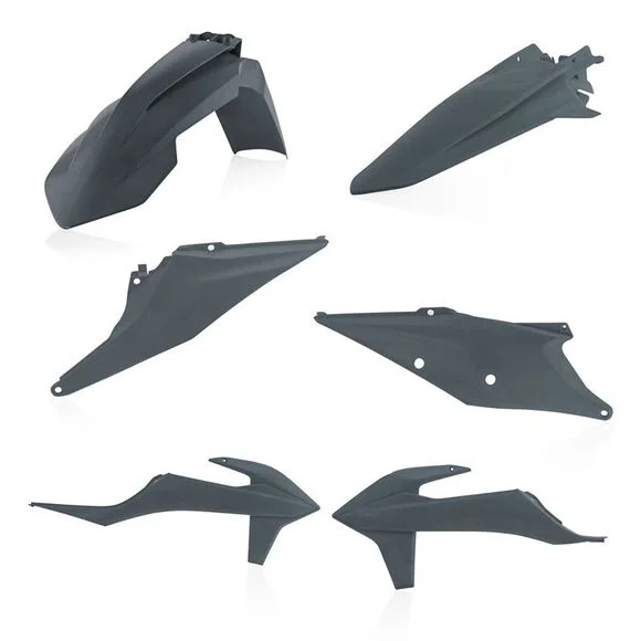Kit plastiques Acerbis COULEUR GRIS METALLIQUE Ref : AE3489 / 0023480.072