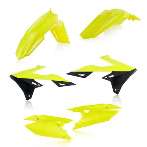 Kit plastiques Acerbis COULEUR JAUNE FLUO/NOIR – Jaune / NoirSUZUKI 450 RM-Z 450 – 2019 – 2024Ref : AE2761 / 0023622.061