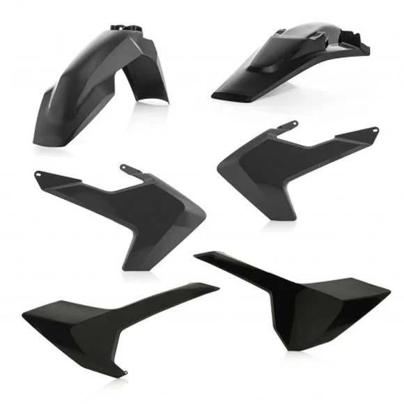 Kit plastiques Acerbis COULEUR NOIR – Noir Ref : AE2558 / 0023595.090