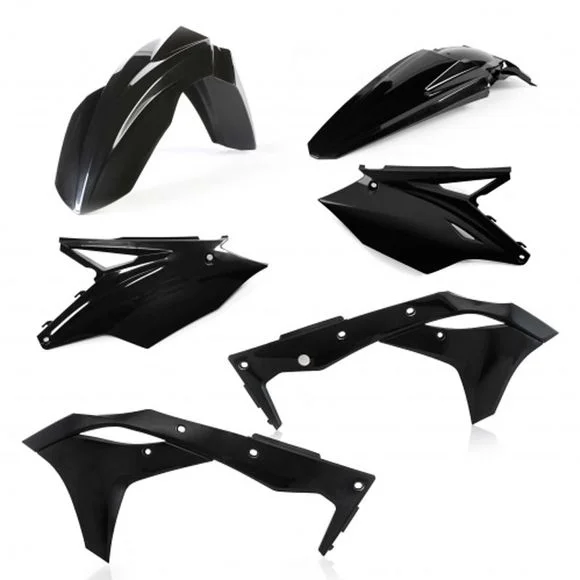 Kit plastiques Acerbis COULEUR NOIR – Noir Ref : AE2609 / 0023646.090