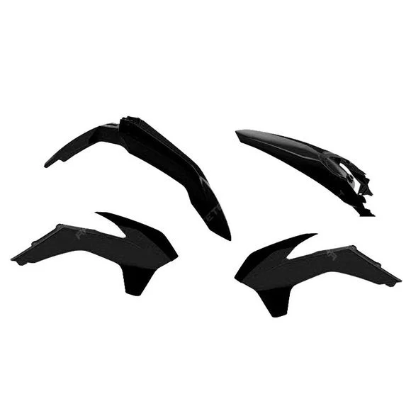 Kit plastiques Acerbis couleur noir Ref : AE0780 / 0008101.090