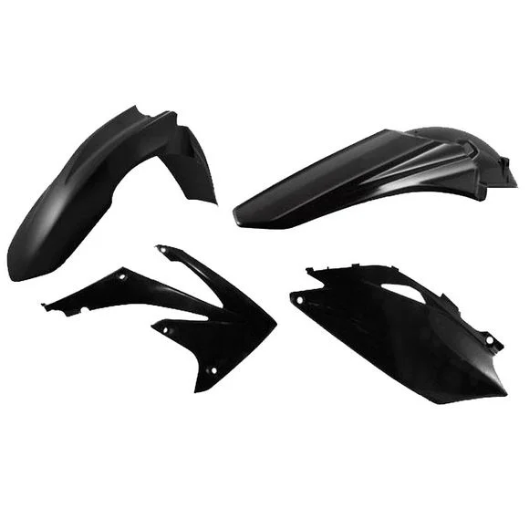 Kit plastiques Acerbis couleur noir Ref : AE0821 / 0009140.090