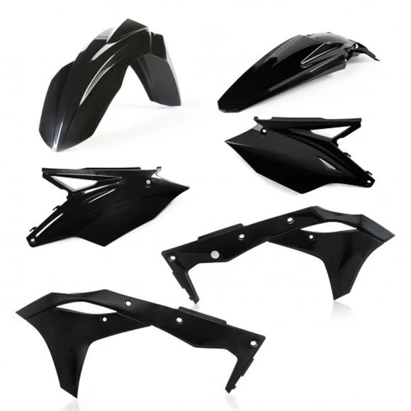 Kit plastiques Acerbis COULEUR NOIR Ref : AE1834 / 0022984.090