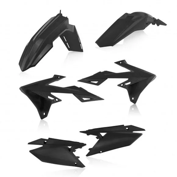 Kit plastiques Acerbis COULEUR NOIR Ref : AE2030 / 0023066.090