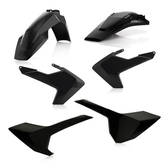 Kit plastiques Acerbis COULEUR NOIR Ref : AE2167 / 0021830.090
