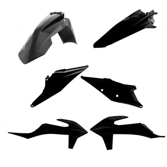 Kit plastiques Acerbis couleur noir Ref : AE3260 / 0024053.090