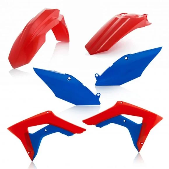 Kit plastiques Acerbis COULEUR ROUGE/BLEU – Rouge / BleuHONDA 250 CRF 250 R (ME12) – 2019 – 2021Ref : AE2430 / 0023616.344