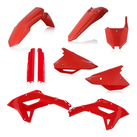 Kit plastiques Acerbis Full couleur rouge Ref : AE3453 / 0024582.110