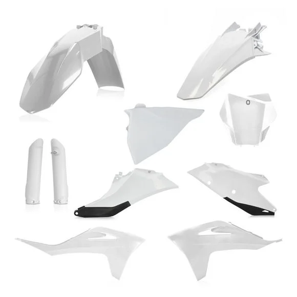 Kit plastiques Acerbis FULL KIT BLANC/NOIR – Blanc / Noir Ref : AE3567 / 0024631.237